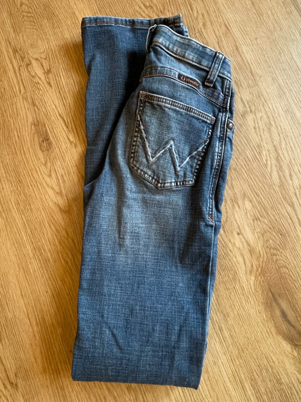 Wrangler Women's Boot Cut Jeans - Medium Blue Denim